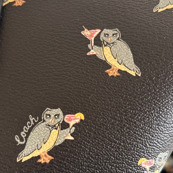 Coach Reversible City Print, Party Owl Print.  NWT - Picture 5 of 14